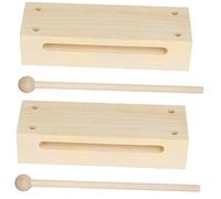 CHICAMPERA 2 Sets Wooden Percussion Instruments with Mallets for Versatile Musical Instruments for Classroom Performances