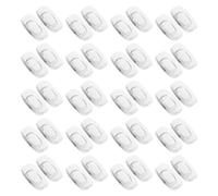CHICAMPERA 20 Pairs Silicone Glasses Nose Pads Replacement for Sunglasses and Eyewear with Enhanced Stability and Firm Grip, for Daily Activities and Active Movement