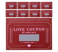 CHICAMPERA 20 Sheets Valentine’s Day Scratch off Cards for Couples, Paper Anniversary Game with Creative Challenges and Surprise Activities, for Party and Romantic Date Night
