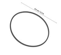 CHICAMPERA 20pcs 1mm Square Cassette Deck Belts Rubber Recorder Belts for Tape Player Repair, Mixed 35-85mm Size Compatible Dvd Drive and Cassette Recorder Maintenance