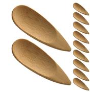 CHICAMPERA 20pcs Bamboo Face Cream Spoons Skin Care Tools for Facial Masks and Cosmetics Reusable Mini Spatulas for Makeup and Skincare Application