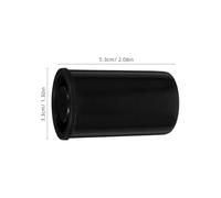 CHICAMPERA 20pcs Black Plastic Film Canisters with Lids, Camera Reel Storage Containers for Photography and Craft Bead Organizing, Lightproof Film Storage Boxes for Home and Studio Use