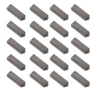 CHICAMPERA 20pcs Carbon Brush Motors Replacement Parts for Hair Dryer Silver Carbon Material Easy Installation and Stable Performance Suitable for Motor Repair
