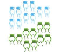 CHICAMPERA 20pcs Nose Clips for Lung Breathing Training with Pom and Eva Material Practical Nose Stopper Clip for Comfortable and Convenient Breathing Exercises