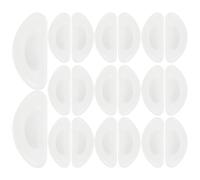 CHICAMPERA 25 Pairs D-Shaped Silicone Eyeglass Nose Pads Self-Adhesive Non-Slip Replacement Kit for Glasses and Sunglasses Comfortable Stick-on Nosepads for Frame Types