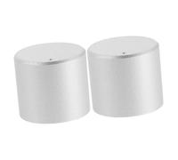 CHICAMPERA 2pcs Aluminum Guitar Replacement Knobs Inner Dome Style with Wrench Precision Volume Tone Control Potentiometer for Electric Guitar Compact Stylish Design