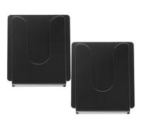 CHICAMPERA 2pcs Car Radio Microphone Holder Clips Mobile Radio Mic Stand Mount Easy Install Multi-functional Metal Hangers for Vehicle Use