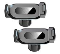 CHICAMPERA 2pcs Car Vent Phone Mount with Stable Arch Design Heat-resistant Plastic Cellphone Holder for Truck and Car Air Vents Rotatable Stand for Safe and Secure Driving