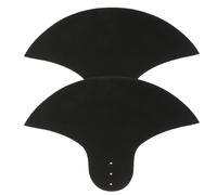 CHICAMPERA 2pcs Drum Muffler Pads for Drum Cymbals Silent Practice Mute Pads Cloth and Rubber Material and Volume Control for Practice at Home