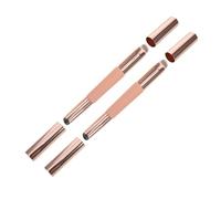 CHICAMPERA 2PCS Dual-ended Silicone Lip Brush with Cover and Flat Concealer Applicator Reusable Double-ended Makeup Brush for Precise Lipstick and Face Makeup Portable Hygiene Tool for Travel