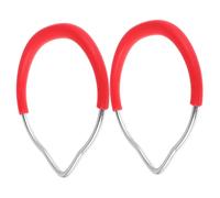 CHICAMPERA 2pcs Fitness Hanging Rings Colorful Gymnastics Equipment for Home Community Play Areas for Strength and Coordination Development