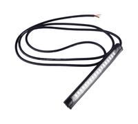 CHICAMPERA 2pcs Motorcycle LED Light Strip with 18 Smd Beads, Waterproof Silicone Tail Brake and Turn Signal Lights for Off-road Vehicle and Atv Modification Use