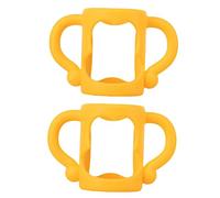 CHICAMPERA 2pcs Non-Slip Wide Mouth Baby Bottle Handles Silicone Feeder Handle for Infants Compatible Standard Feeding Bottles