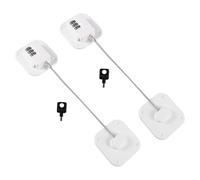 CHICAMPERA 2Pcs Password Safety Lock for Fridge Multifunctional Design for Cabinets Reliable Childproofing Security Easy to Reset Install