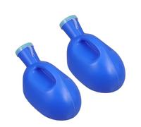 CHICAMPERA 2pcs Portable Male Urinals for Men with 2000ml Capacity, Easy to Clean Pp and Pet Material Urine Bottles with Spill-Proof Lid, for Emergency Situations and Nighttime Use