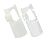 CHICAMPERA 2pcs Professional Flute Mouthpiece Blow Aid for Beginners and Experts Portable Replacement Head for E Key Flute Easy to Install Instrument Parts and Learning