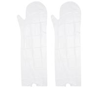 CHICAMPERA 2pcs Protective Bathing Hand Sleeve Disposable Shower Cover Waterproof Silicone Pp Practical Easy to Use for Home Bathroom Hand Injury Protection