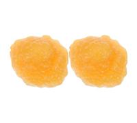 CHICAMPERA 2pcs Realistic Human Fat Anatomy Model for Physiology Science Lab and Nursing Education, Tpe Material with Yellow Colour, Demonstrates Subcutaneous and Visceral Fat Distribution
