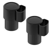 CHICAMPERA 2pcs Saxophone End Cap Plugs for Alto Saxophone Plastic Bent Neck Key Plugs and Prevent Instrument Damage Suitable for Home the Go