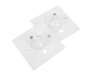 CHICAMPERA 2pcs Security Bracket Home Alarm Bracket White Abs Material Modern Stylish Design Quick Setup Process Blends with Interior Styles for DIY and Office
