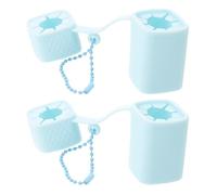 CHICAMPERA 2pcs Silicone Lipstick Organizer Pouch with Heartshaped Cutout and Chain for Security, Portable Mini Lipstick Case for Everyday Bag Storage and Travel, Convenient Opening Design