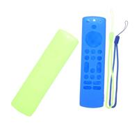 CHICAMPERA 2pcs Silicone Remote Control Cover Compatible with Fire Tv Stick Bright Colors Accurate Fit Durable Protection for Tv Remote Controller Easy to Locate and Use