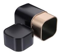 CHICAMPERA 2pcs Tinplate Tea Tin Metal Tin with Lid Airtight Multipurpose Storage Canister for Candy Tea Leaves Suitable for Coffee Bar and Travel