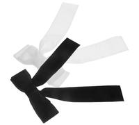 CHICAMPERA 2pcs Velvet Bow Hair Clips Large Bowknot Hairpin with Ribbon Tail Elegant Hair Accessory for Women Reusable Barrette for Travel Office Shopping Gift