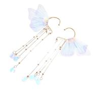 CHICAMPERA 2pcs Women Mermaid Earrings Lightweight Fairy Tale Design Non Piercing Ear Jewelry for Mermaid Accessories for Halloween Party and Costume