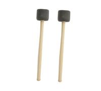 CHICAMPERA 2pcs Wood Drumstick Drum Mallets for Bass Drum with Eva Material, Gentle and Comfortable Feel, for Improving Sense of Rhythm and Musical Talent Development