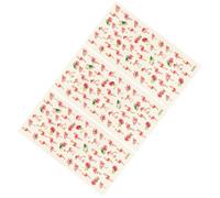 CHICAMPERA 3 Sheets Nail Stickers Nail Art Decals Self-Adhesive Fashion Easy to Apply Assorted Color Printing Ink Film DIY