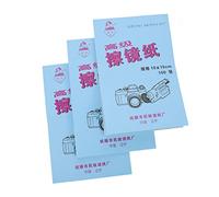 CHICAMPERA 300 Sheets Microscope Cleaning Paper Set High Grade Lens Cleaning Tissue Booklet Dust Grease Removal for Cameras Eyeglasses and Laboratory Use Books Set