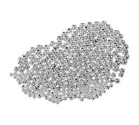 CHICAMPERA 300pcs Silver Abs Fishing Lure Beads 3mm 4mm 5mm Convenient round Fly Tying Accessories for Fishing Activities Sturdy and Not Easy to Deform