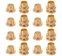 CHICAMPERA 30Pcs 15Mm Metal Perfume Cap Top Replacement Collar with Scratch-Resistant Material for Perfume Bottles, Designed for Travel and Everyday Use