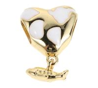 CHICAMPERA 30pcs Hollow Heart Shaped Charms for Jewellery Making, Small Alloy Heart Pendants Unique Design, for Creative DIY Projects and Comfortable Daily Wear on Romantic Occasions
