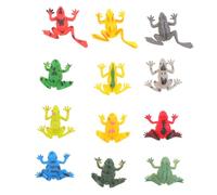 CHICAMPERA 36pcs Plastic Frog Toys for Boys and Girls Lifelike Frog Life Stages Figures for Outdoor Play and Party Decorations