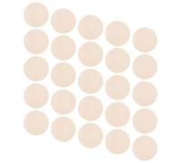 CHICAMPERA 36Pcs Round Wooden Discs Unfinished Poplar Pieces 7.5cm Easy Writing Easy Painting for Farmhouse Signs