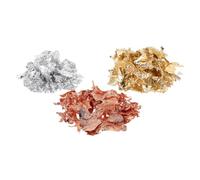 CHICAMPERA 3pcs Gold Craft Flakes for Nail Shimmer 5 Gram Bag Metallic Gloss Suitable for Gel Layers and Natural Nail Plates for Resin