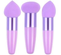 CHICAMPERA 3Pcs Makeup Brush Pen for Women Pen-shaped Beauty Sponges for Foundation Concealer Blush Highlighter Soft Blending Makeup Gadget for Home and Salon Use