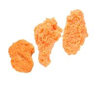 CHICAMPERA 3Pcs Realistic Fake Roasted Chicken Model Simulation Food Prop for Photography Kitchen Display Party Decoration and Home Decor for Early Education and Holiday Events