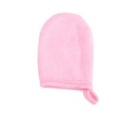 CHICAMPERA 3pcs Reusable Washable Facial Cleaning Gloves Made of Soft Polyester Cotton for Gentle Makeup Removal and Daily Face Cleansing with Simple Design in Pink
