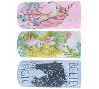 CHICAMPERA 3pcs Round Car Tissue Tube with 50 Sheets Each Multi-Function Paper Facial Tissues for Car Cup Holders and Other Place is Needed