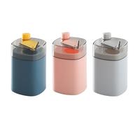 CHICAMPERA 3pcs Toothpick Holder Box Automatic Toothpick Ejection Pp Material for Cocktails and Household Items for Family Reunion and Wedding