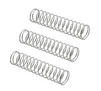 CHICAMPERA 3Pcs Trumpet Button Springs Silver Piston Replacement Parts Portable for Various Trumpet Models Easy to Install and Maintain