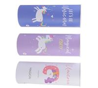 CHICAMPERA 3pcs Unicorn Printed Tissue Paper Cartoon Design Paper Napkins for Party Decorations Adorable Unicorn Theme Napkins for Festive Occasions