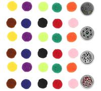 CHICAMPERA 4 Sets Aromatherapy Breathers with Exhaust Buckle, Lightweight Alloy Essential Oil Diffusers, Simple Installation, Elegant and Beautiful Design for Outdoor Use