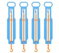 CHICAMPERA 4 Sets DIY Plastic Spring Scale for Learning Educational Science Experiment Kit Manual Assembly Model Enhances Observation Thinking Analytical Skills Classroom Use