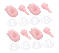 CHICAMPERA 4 Sets Doll Body Parts Replacement Kit Realistic Hands Feet for DIY Doll Making Action Figures and Prank Performances Easily Replaceable Authentic Design