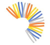 CHICAMPERA 40PCS Fine Motor Skill Tweezers Plastic Sensory Play Accessories for Learning Games Outdoor Exploration Tools for Bead Sorting and Science Activities Preschool Educational Tongs