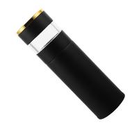 CHICAMPERA 410ml Stainless Steel Tea Bottle with Tea Leaf Filter, Insulated and Portable Thermal Water Bottle for Travel, Stylish Black Design Stainless Steel Thermal Mug